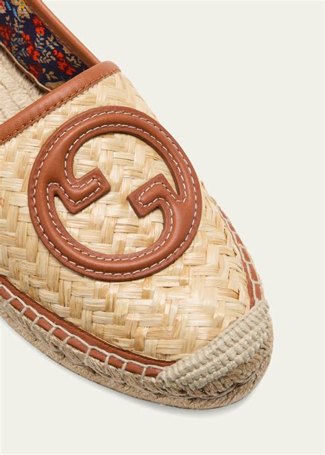 gucci woven espadrilles